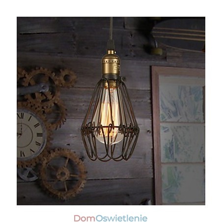 Lampy wiszące w stylu vintage, amerykańskim, rustykalnym, przywracające dawne sposoby, kute żelazo, mała lampa wisząca Lampy wiszące w stylu vintage, amerykańskim, rustykalnym, przywracające dawne sposoby, kute żelazo, mała lampa wisząca