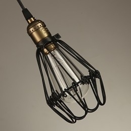 Lampy wiszące w stylu vintage, amerykańskim, rustykalnym, przywracające dawne sposoby, kute żelazo, mała lampa wisząca