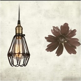 Lampy wiszące w stylu vintage, amerykańskim, rustykalnym, przywracające dawne sposoby, kute żelazo, mała lampa wisząca