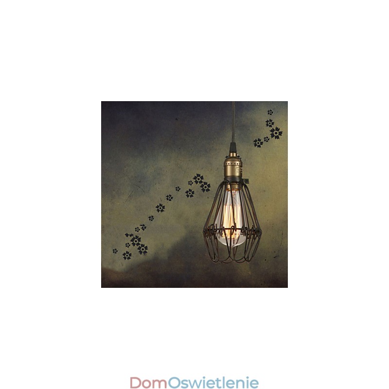Lampy wiszące w stylu vintage, amerykańskim, rustykalnym, przywracające dawne sposoby, kute żelazo, mała lampa wisząca