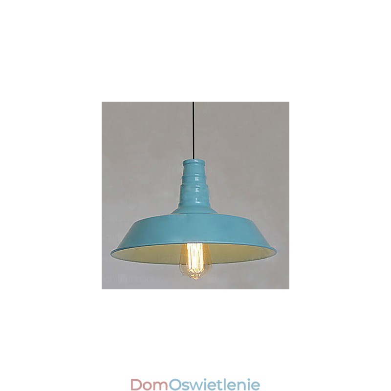 Vintage Malowanie Metalowa Lampa Wisząca Garaż