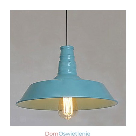 Vintage Malowanie Metalowa Lampa Wisząca Garaż