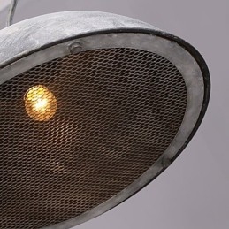 Klosz lampy czarny kuty żelazny żyrandol przemysłowy magazyn kawiarnia klosz pokrywy żyrandol