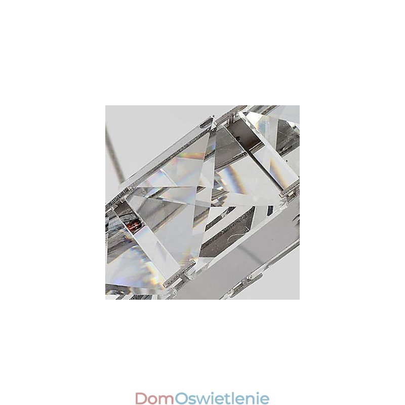 Nowoczesny współczesny kryształowy galwanizowany metalowy żyrandol