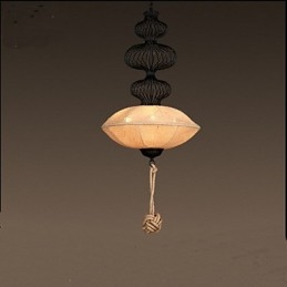 Nordic Retro Industrial Hemp Kreatywne lampy w klatkach dla ptaków