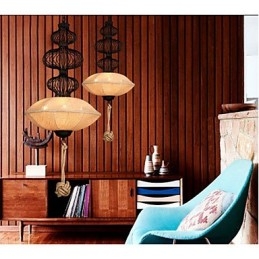 Nordic Retro Industrial Hemp Kreatywne lampy w klatkach dla ptaków