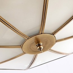 Tradycyjna klasyczna rustykalna lampa wisząca z mosiądzu