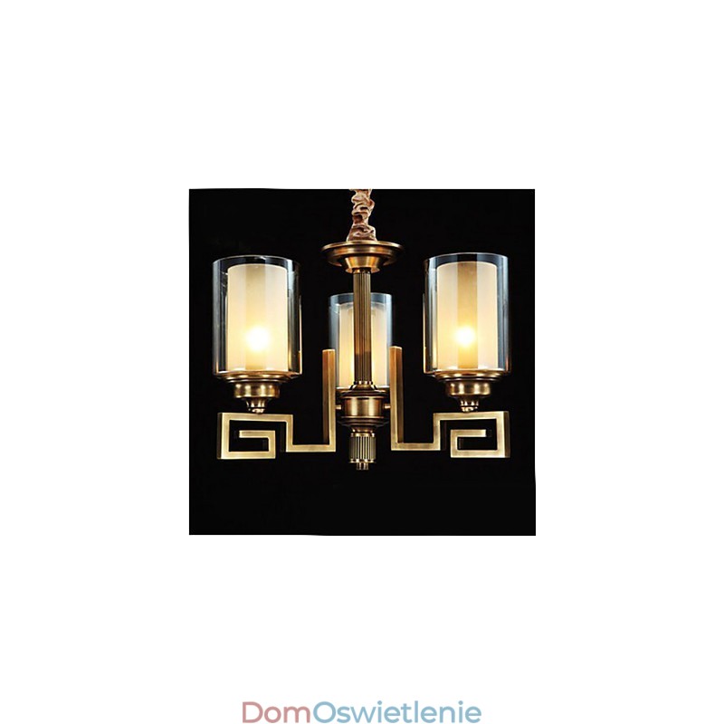 Lampa w stylu chińskim Lampa miedziana Lampa miedziana