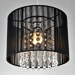Nowoczesna współczesna lampa wisząca z kryształu chromowanego metalu