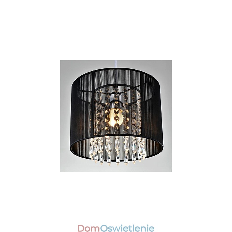 Nowoczesna współczesna lampa wisząca z kryształu chromowanego metalu