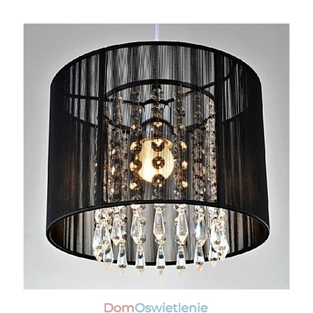 Nowoczesna współczesna lampa wisząca z kryształu chromowanego metalu Nowoczesna współczesna lampa wisząca z kryształu chromowanego metalu