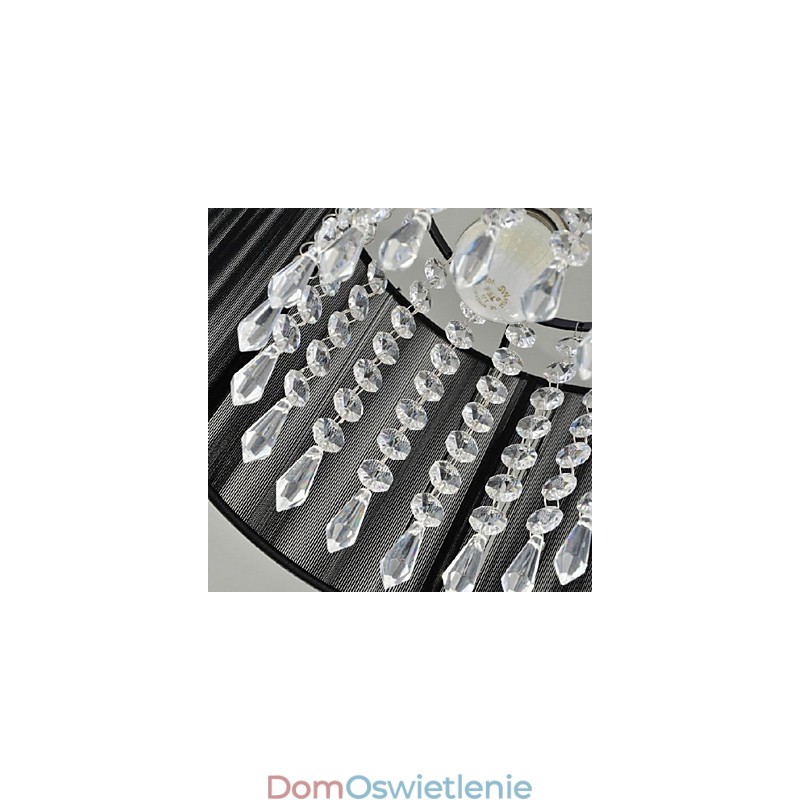 Nowoczesna współczesna lampa wisząca z kryształu chromowanego metalu