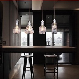 40W*4 Nowoczesna współczesna tradycyjna klasyczna zabytkowa wyspa metalowa lampa wisząca