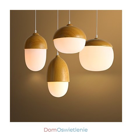 Nordic Contracted Mushroom Creative Nuts Pojedyncza głowica szklana żyrandol Lampa Światło Nordic Contracted Mushroom Creative Nuts Pojedyncza głowica szklana żyrandol Lampa Światło