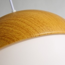 Nordic Contracted Mushroom Creative Nuts Pojedyncza głowica szklana żyrandol Lampa Światło
