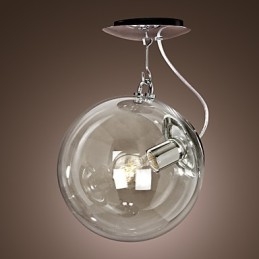 Nowoczesna współczesna lampa wisząca w stylu Globe Mini Anodowana