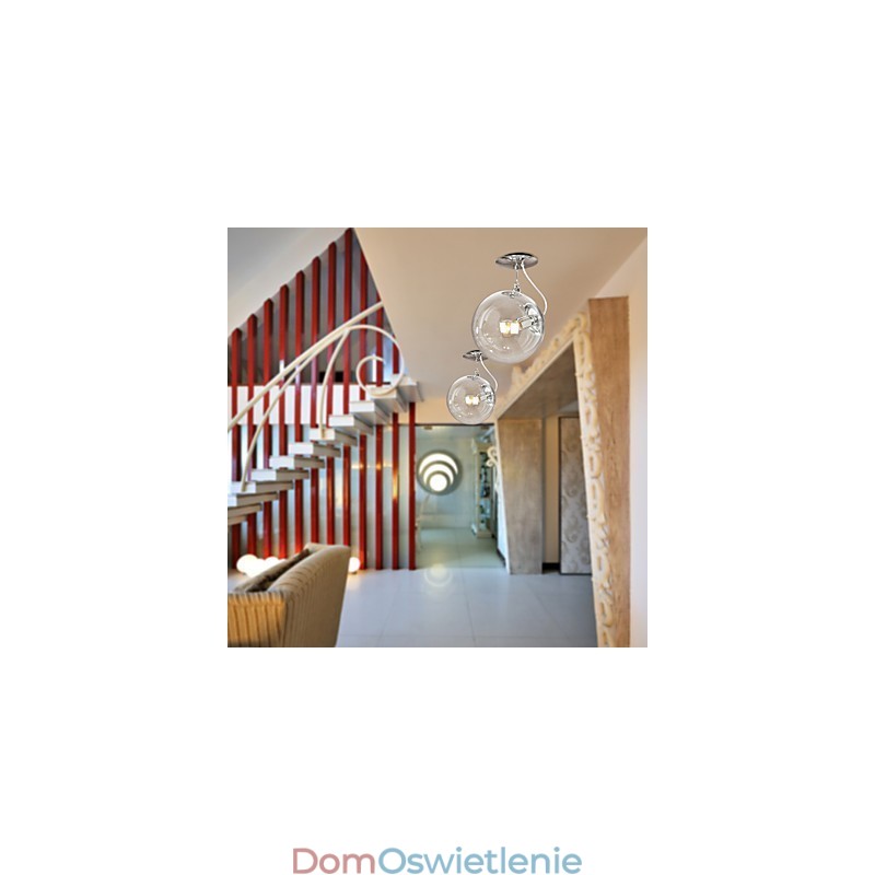 Nowoczesna współczesna lampa wisząca w stylu Globe Mini Anodowana