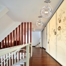 Nowoczesna współczesna lampa wisząca w stylu Globe Mini Anodowana