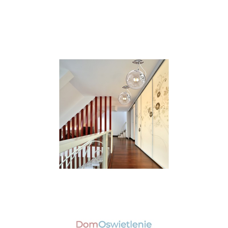 Nowoczesna współczesna lampa wisząca w stylu Globe Mini Anodowana