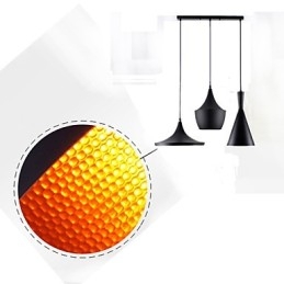 Miniaturowa lampa wisząca z metalu