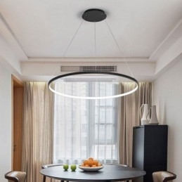 Ściemnialna lampa wisząca o średnicy 80 cm, nowoczesny design