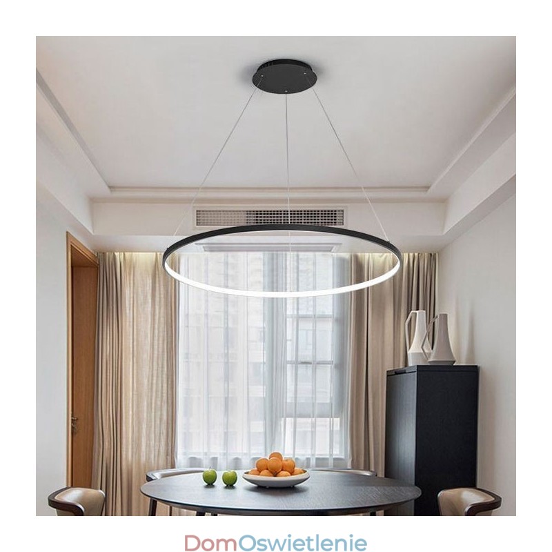 Ściemnialna lampa wisząca o średnicy 80 cm, nowoczesny design
