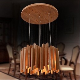 Żyrandol Hotel Engineering Wood Art Line