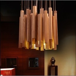 Żyrandol Hotel Engineering Wood Art Line