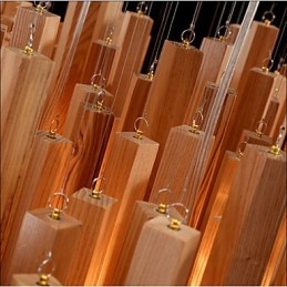 Żyrandol Hotel Engineering Wood Art Line