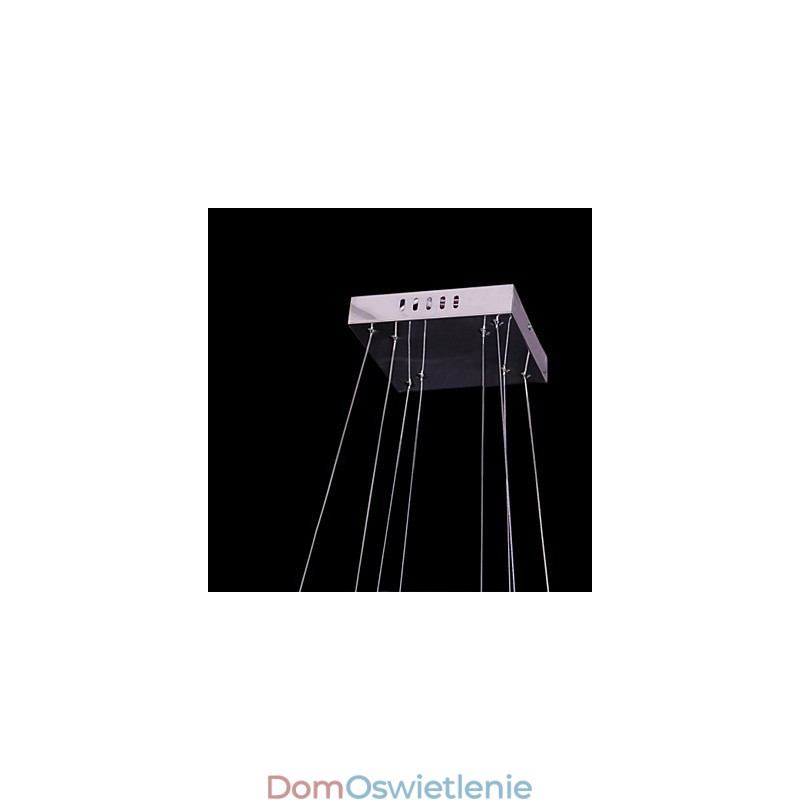 Nowoczesna współczesna lampa wisząca z kryształu i metalu
