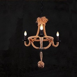 Tradycyjny Klasyczny Rustykalny Domek Vintage Retro Country Malowanie Metalowy Żyrandol
