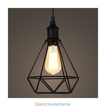 Amerykańska mała stalowa klatka dla ptaków wisząca Vintage Retro DIY Drop Light Industrial Light Fixture do dekoracji domu Amerykańska mała stalowa klatka dla ptaków wisząca Vintage Retro DIY Drop Light Industrial Light Fixture do dekoracji domu