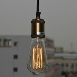 Tradycyjny klasyczny styl vintage mini lampa wisząca galwanizowana