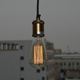 Tradycyjny klasyczny styl vintage mini lampa wisząca galwanizowana