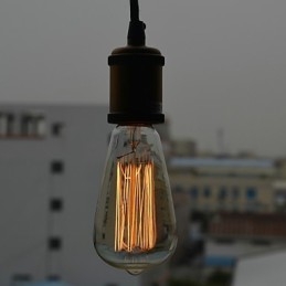 Tradycyjny klasyczny styl vintage mini lampa wisząca galwanizowana
