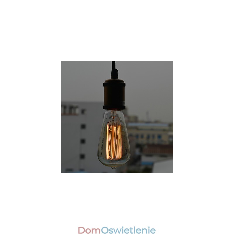 Tradycyjny klasyczny styl vintage mini lampa wisząca galwanizowana