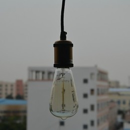 Tradycyjny klasyczny styl vintage mini lampa wisząca galwanizowana