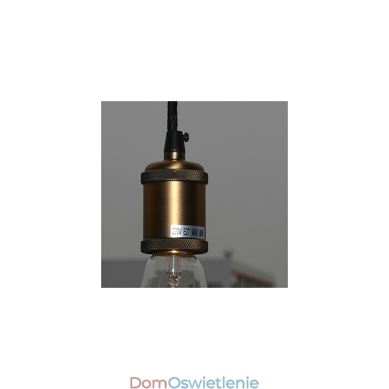 Tradycyjny klasyczny styl vintage mini lampa wisząca galwanizowana