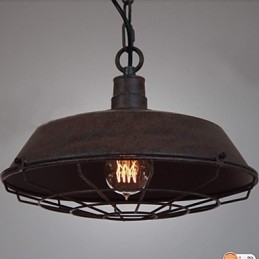 1 Światło Vintage Metalowa Lampa Wisząca