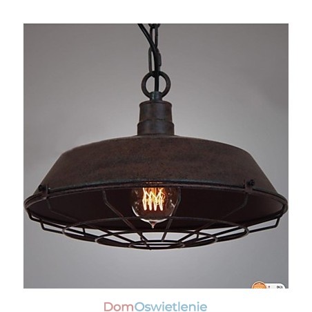 1 Światło Vintage Metalowa Lampa Wisząca 1 Światło Vintage Metalowa Lampa Wisząca