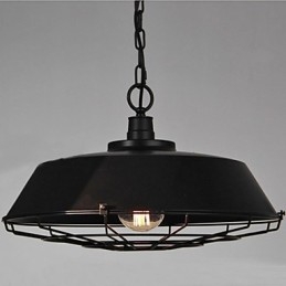 1 Światło Vintage Metalowa Lampa Wisząca