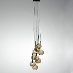 Wisząca lampa metalowa w stylu rustykalnym Mini