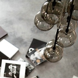 Wisząca lampa metalowa w stylu rustykalnym Mini