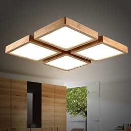 Nowoczesny Współczesny Wiejski Mini Styl Inne Drewno Bambus Wisząca Lampa
