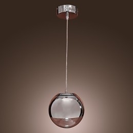 Nowoczesna współczesna lampa wisząca Globe Mini Style Chrome Metal