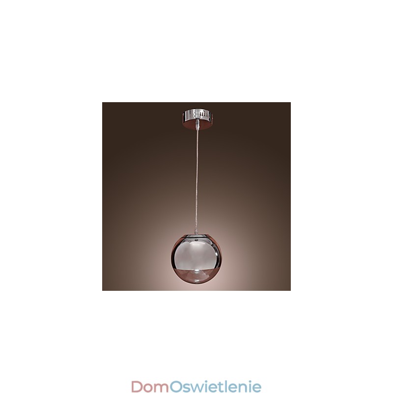 Nowoczesna współczesna lampa wisząca Globe Mini Style Chrome Metal