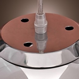 Nowoczesna współczesna lampa wisząca Globe Mini Style Chrome Metal