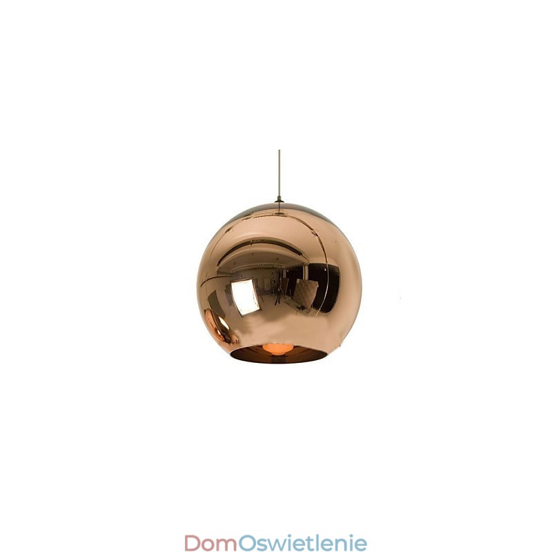 Kreatywna prosta szklana lampa wisząca Nordic Retro Galwanizacja Ball