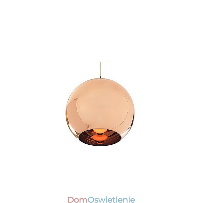 Kreatywna prosta szklana lampa wisząca Nordic Retro Galwanizacja Ball