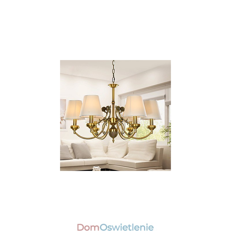 Czysta biel Nowoczesna współczesna dekoracyjna lampa wisząca Rodzina